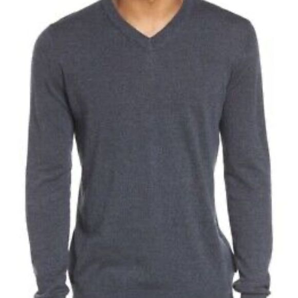 TED BAKER - 100% wool GREEN JEWEL TONE V NECK SWEATER. EXCELLENT CONDITION - Picture 2 of 9